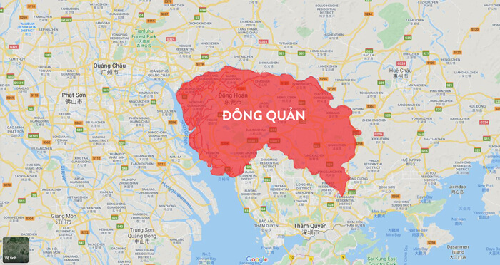 map-dongquan